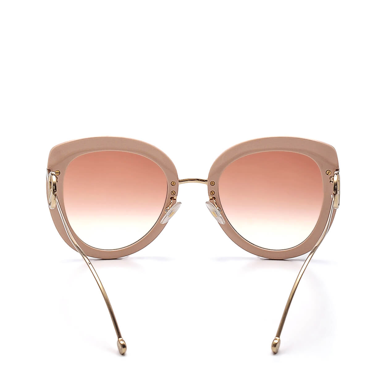 Fendi - Powder FF Acetate&Gold Tone Sunglasses